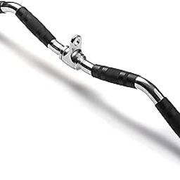 Gyming World® Zig-Zag Handle Bar with Grip - Curl Bar Cable Attachment for Versatile Back & Arm Workouts | best for biceps training-image-12