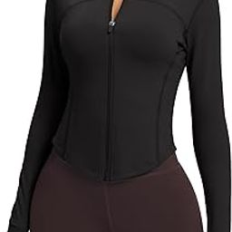 Womens Lightweight Zip Thumb Holes Track Jacket-image-24