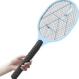 UN1QUE Mini Mosquito Bat | AA Battery Operated Electric Fly Swatter | Mosquito Killer Racket with Scratch-Resistant Handle - Ideal for Home & Travel - 6 Months Warranty (Blue)-image-24