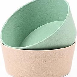 Eha Earth Friendly Kids Bowls for Food | 400 ml | Microwave Safe Bowl for Kids | Made with Rice Husk Biocomposite| for Hot & Cold Serving Bowl Set | Set of 6| Sand-Cele-image-55