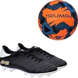 Football Pvc Boss Orange With Gowin Football Shoe Ace Black White Size-9-image-59