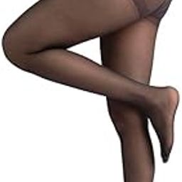 SR Pro Skinny Pantyhose Women Summer Thick Pantyhose Nylon & Polyamide Pants Tummy Control Soft Stretchy Stockings (Black)-29