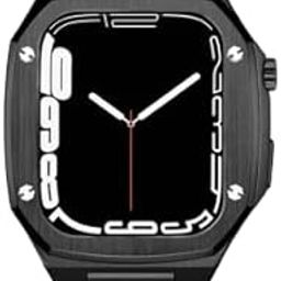 My Objects 44/45MM Luxury Metal Strap with Case | Adjustable Metal Strap Compatible with Smartwatches | Shockproof & Dustproof | Polished Finish & Secure Clasp-image-13