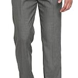 Solid Non Pleated Regular Fit Mid Rise Formal Trouser for Men | Formal Pants for Men | Formal Wear Regular Fit Trouser for Men (P-MTRF00037_Beige)-16