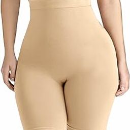 High Waist Shapewear for Women, Body Shaper Shorts with Silicone Grip, No Steel Bones Slimming Panties, Seamless Design Tummy Control Tucker-image-94