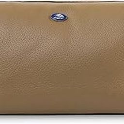 PERF Genuine Leather Travel Kit Bag | Unisex Toiletry Bag & Makeup Organizer | Multipurpose | Coated Nylon + Punch Leather Pouch for Men & Women with Adjustable Side Loops & Grab Handle-picture-12