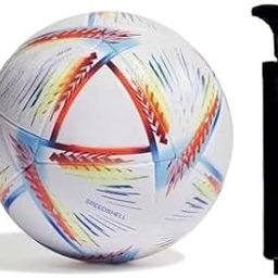 Layan Sports FIFA World Cup Qatar 2023 New Addition Football PVC Football with Free Air Pump- Size: 5 (Pack of 1, Multicolor)-image-13
