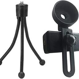 Aeoss Monocular Telescope Stand with Mobile Clip, Sturdy Holder for Enhanced Outdoor Viewing and Photography, Stylish Telescope Stand with Mobile Clip (only Stand and Clip)-image-1