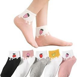 Women's Cotton Bamboo Ankle Length Socks Women Lightweight sock Odor Resistant Low Cut Breathable Sock 5 Pairs-image-61