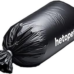 Hetopeto Biodegradable Garbage Bags for Dustbin - Large 17 x 19 Inches | 30 bags per Roll Trash Bag Eco Friendly Garbage Disposal Bags Dustbin Bag(Medium) Black|R-19 * 21 black 30 bags M-image-5