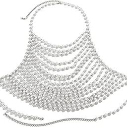 Women's Body Chain Unique Gift Chest Chain for Beach Music Festival Carnival-image-36