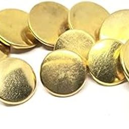 REENA Antique Gun Metal Bronze Round Button for Coat, Blazer, Suit, Sherwani, and Indian Dresses - Big & Small Buttons Combo (6 Big + 6 Small) Ethnic Classy Design-picture-23