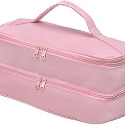 CALANDIS™ Hair Dryer Bag Portable for Adults Organizer for Bathroom Home Business Trip Pink | Hair Dryers | Hair Care & Styling-image-39