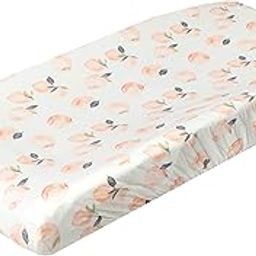Premium Knit Diaper Changing Pad Cover"Caroline" by Copper Pearl-image-0