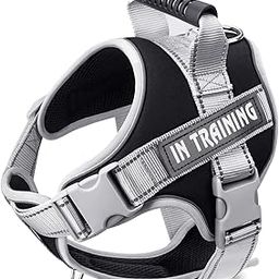 REHTRAD Dog Harness, Adjustable Dog Body Belt For Large Dogs With Copybook Dog Vest (XL, Black, Pack of 1),330 gram-image-42