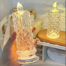 SOPHOSIA Rose Candles for Home Decoration, Candle Lights-image-0