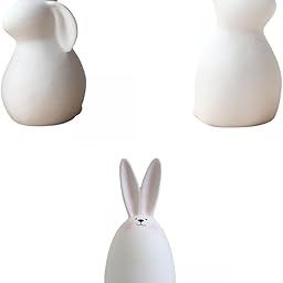 MERISHOPP 3X Easter Bunny Figurines Collectible Figures Rabbit Statue|Home & Garden|Home D?©cor|Figurines-image-25