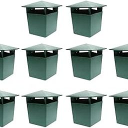 UJEAVETTE 10x Eco-Friendly Snail Cage House Catcher Trap Gintrap Pest Control 10x11cm-image-67