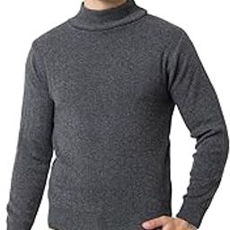 Men High Neck Sweater Fullsleeves Winter-image-32