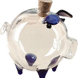 Transparent Piggy Bank Creative Storage Bottle for Table Dining Room Cabinet Blue|1 Piggy Bank-picture-12