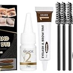 BNF Professional Eyelash Eyebrow Dye Tint Gel Oil Proof Eyebrow Tinting Kit Dark Brown-image-39