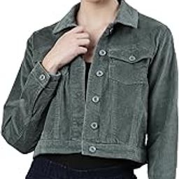 SHOWOFF Women's Spread Collar Sea Green Solid Tailored Jacket-IM-10550_SeaGreen-image-3