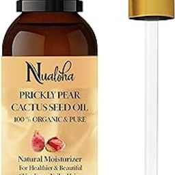 Nualoha Organic Prickly Pear Cactus Seed Oil (Opuntia Ficus Indica) | Pure Cold-Pressed Oil for Skin & Hair | Antioxidant-Rich Moisturizer & Anti-Aging Treatment - 30ml-20