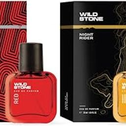 Wild Stone Night Rider and Red Long Lasting Perfume for Men, Pack of 2 (30ml each)-34