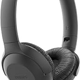 PHILIPS Audio Upbeat Tauh201 Wired On Ear Headphones with Mic (Black)-32