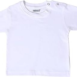 Unisex Baby T-Shirt Plain Super Combed Bio-Washed Ring Spun Cotton for Infant Boy & Girl - Half Sleeve-image-57