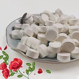 Connecticut Coin Tissues 100 Pcs Compressed Towel Rose Flavor, Portable Hand Wipe for Home, Beauty, and Camping-picture-27