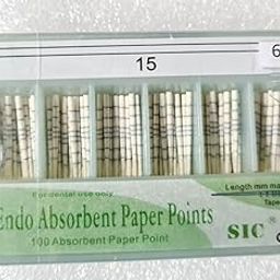 Dental Endo Absorbent Paper Point (15#-6%)-20