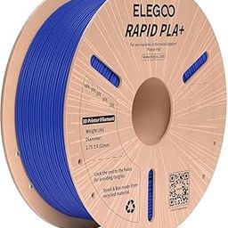 Rapid PLA Plus Filament 1.75mm Blue 1KG, PLA+ 3D Printer Filament for 30-600 mm/s High Speed Printing, Dimensional Accuracy +/- 0.02 mm, 1kg Cardboard Spool(2.2lbs)-image-14
