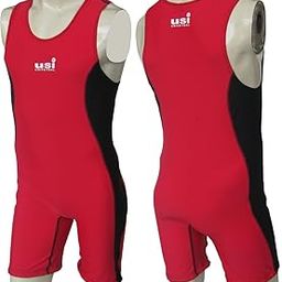 Wrestling Suit Men USI (RED, S)-image-0