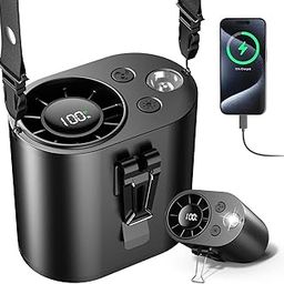 coldSky Waist Clip Fan With 10000mAh Battery, 10 Speeds-image-18