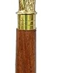 Antique Designer Brass Lion Handle Wooden Walking Stick Cane for Seniors Men Women Collectibles & Gift Item-picture-29