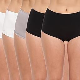 Hanky Panky Antimicrobial Boyshort Brief Panty for Women (Pack of 5)-image-30