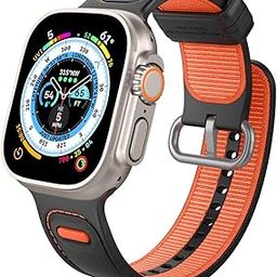 CASEOLOGY by Spigen Athlex for Apple Watch Series 10 Strap 46mm, Apple Watch Ultra 2/Ultra 49mm, 9/8/7 45mm, SE2/SE/6/5/4 44mm, 3/2/1 42mm Strap Band -Active Orange-image-74