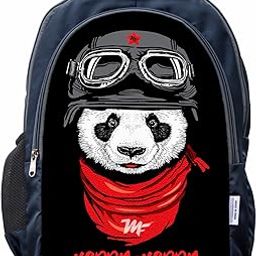 30 L Pilot Panda Laptop Backpack | Fit upto 15.2 inch Laptops | Perfect for School Boys & Girls | Digital Printed backpack | Anime style print | Pack of 1-picture-27