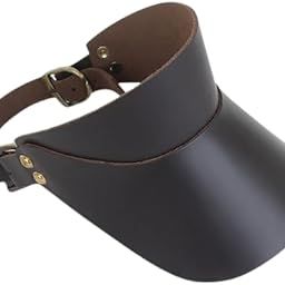 Isola Leather Visor Cap (Classic Black) Perfect for The Beach, for Urban Walks, or for Sports Like Golf, Tennis,Outdoors, Travelling etc it Will Protect You from The Sun's Rays.-image-24