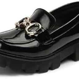 Smart Casual Buckle Detailed Loafers for Women & Girls-image-27