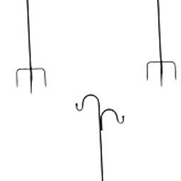 3 Pcs Shepherd Hook Outdoor Iron Hook Rack-image-19