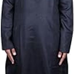 Men Stylish Black Colour Kurta Pajaama Set-image-8