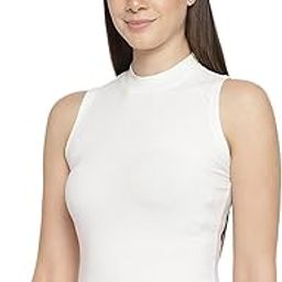 Women's Sleeveless High Neck Tank Top | Camisole for Women-image-32
