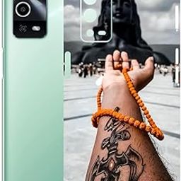 AtOdds Mobile Skin Sticker Wrap | Compatible for Oppo A55 | Scratchproof Matte Finish | Full Coverage for All Sides & Camera Protection (Rudra)-picture-8