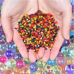 50 Grams Polymer Jelly Beads (Multicolour) - Super Absorbent Polymer Jelly Balls - Magic Water Crystal Jelly Balls - Water Ball - Jelly Water Beads for Plants-image-23