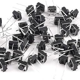 INVENTO 20Pcs 6 x 6mm SMD PCB Mount Tactile Push Button Switch 2 Pin DIP for Electrical DIY Projects-image-10