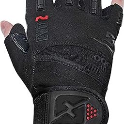 skott 2019 Evo 2 Weightlifting Gloves with Integrated Wrist Wrap Support-Double Stitching for Extra Durability-Get Ripped with The Best Body Building Fitness and Exercise Accessories-image-43
