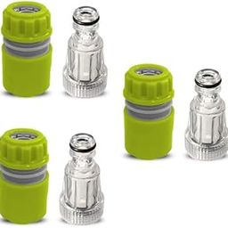 VNGEE ENTERPRISES High Pressure Washer Water Filter Connection Accessory 3/4" Inlet Nozzle (Nipple) with Quick Connector Suitable for Ballorex, Starq, Gaocheng, JPT, Bosch, ResQtech (PACK OF 4)-picture-16