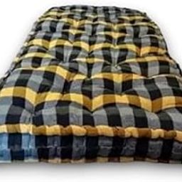 IMSMARTMART Soft Cotton 5 inch Single Cotton MattressSoft Cotton Multicolor Mattress Gadda Single Bed Ideal Travel, Home, Dabha, Hotel(L x W: 72 inch x 36 inch)-21